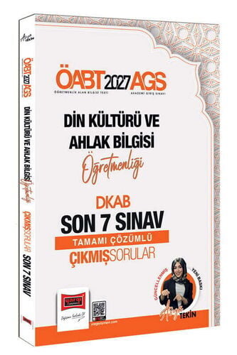 Yargı Yayınları 2027 ÖABT AGS Din Kültürü ve Ahlak Bilgisi Öğretmenliği DKAB Tamamı Çözümlü Son 7 Sınav Çıkmış Sorular