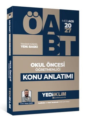 Yediiklim Yayınları 2027 MEB AGS ÖABT Okul Öncesi Öğretmenliği Konu Anlatımı