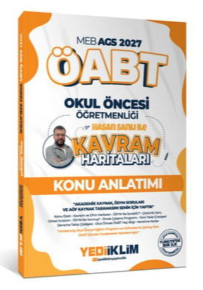 Yediiklim Yayınları 2027 MEB AGS ÖABT Kavram Haritaları ile Okul Öncesi Öğretmenliği Konu Anlatımı