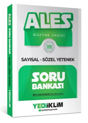 Yediiklim Yayınları 2027 ALES Sayısal - Sözel Yetenek Soru Bankası