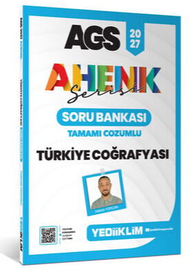Yediiklim 2027 MEB AGS Ahenk Serisi Türkiye Coğrafyası Tamamı Çözümlü Soru Bankası