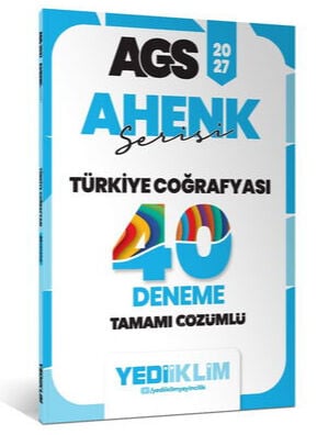 Yediiklim Yayınları 2027 Meb-Ags Ahenk Türkiye Coğrafyası Tamamı Çözümlü 40 Deneme