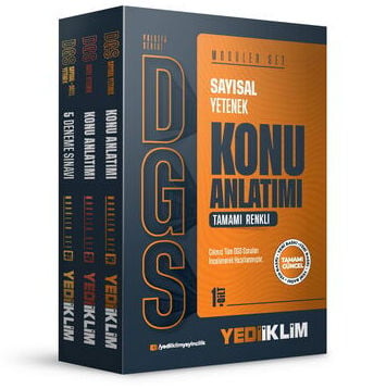 Yediiklim Yayınları 2027 DGS Prestij Serisi  Konu Anlatımı Modüler Set ( Sayısal bölüm + Sözel bölüm + 5 Deneme )