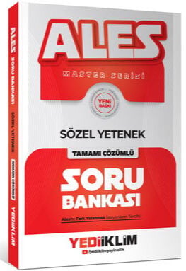Yediiklim Yayınları 2027 ALES Sözel Yetenek Tamamı Çözümlü Soru Bankası