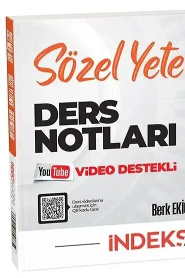 İndeks Akademi 2027 MEB-AGS Akademisi Sözel Yetenek Video Ders Notları - Berk Ekici İndeks Akademi Yayıncılık