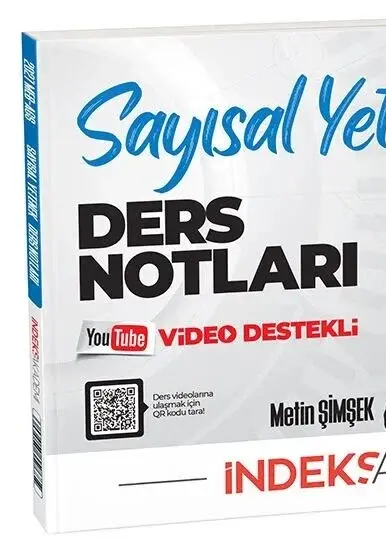 İndeks Akademi 2027 MEB-AGS Akademisi Sayısal Yetenek Video Ders Notları - Metin Şimşek İndeks Akademi Yayıncılık