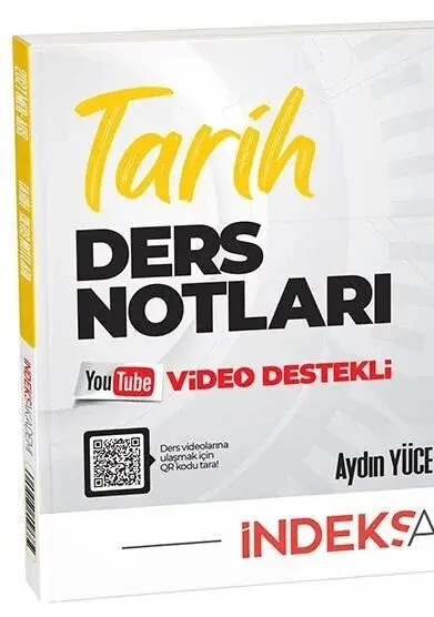 İndeks Akademi 2027 MEB-AGS Akademisi Tarih Video Ders Notları - Aydın Yüce İndeks Akademi Yayıncılık