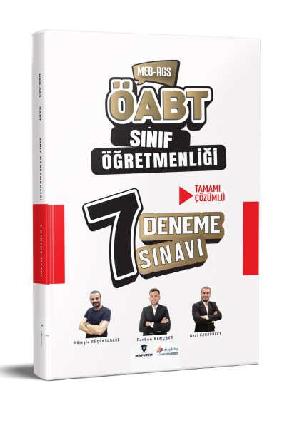 Dizgi Kitap 2027 MEB-AGS ÖABT Sınıf Öğretmenliği Tamamı Çözümlü 7 Deneme Sınavı - Hüseyin Küçüksubaşı