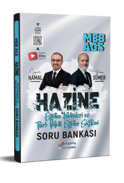 Dizgi Kitap 2027 MEB-AGS Hazine Eğitim Bilimleri ve Türk Milli Eğitim Sistemi Tamamı Video Çözümlü Soru Bankası - Ziya Sümer, Özgür Hamal
